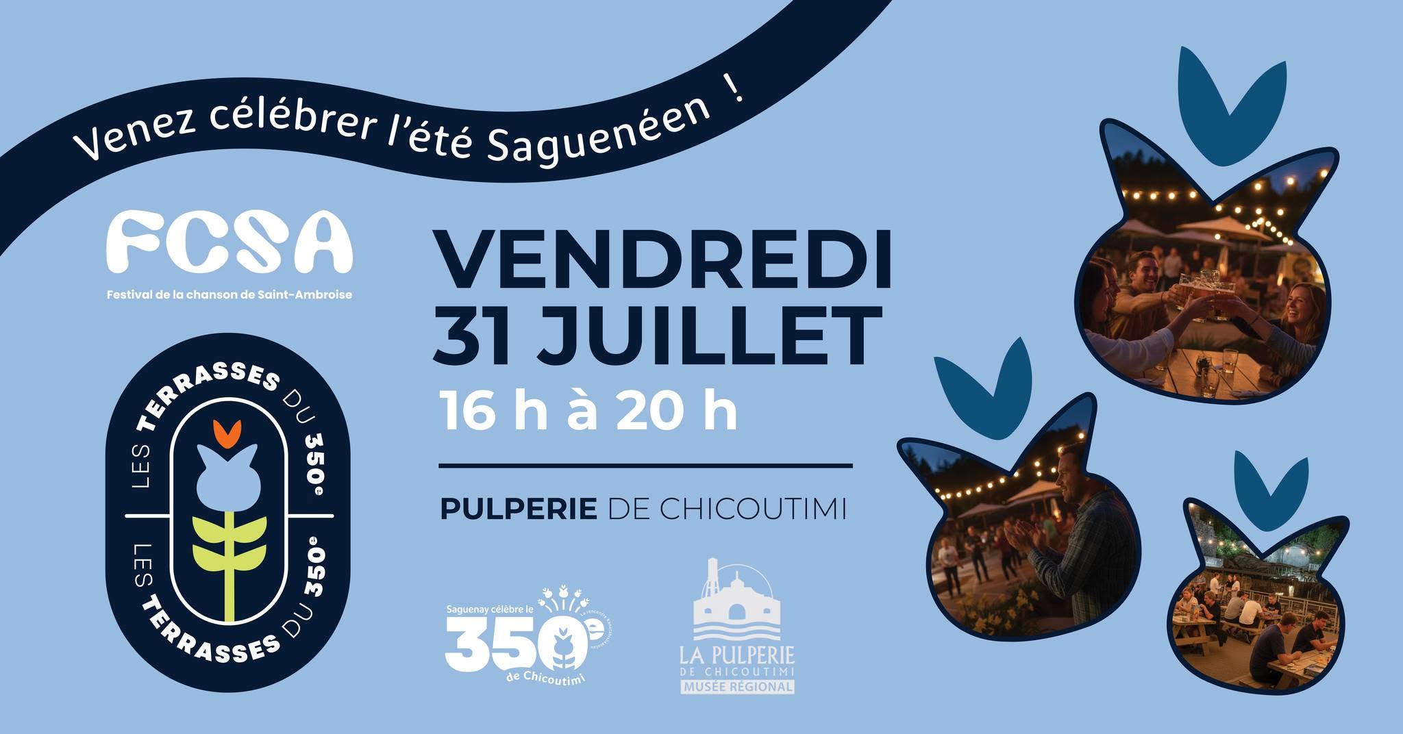 Terrasses 31 juillet 2026